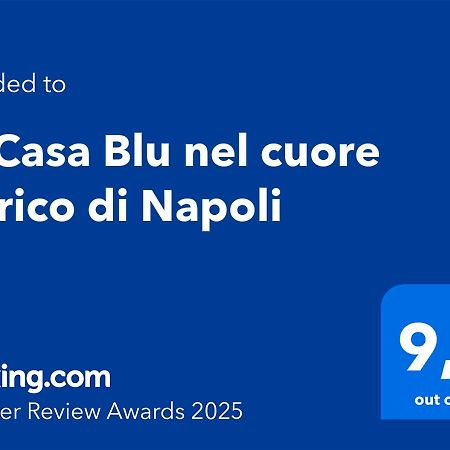 La Casa Blu Nel Cuore Storico Di Napoli Exteriör bild
