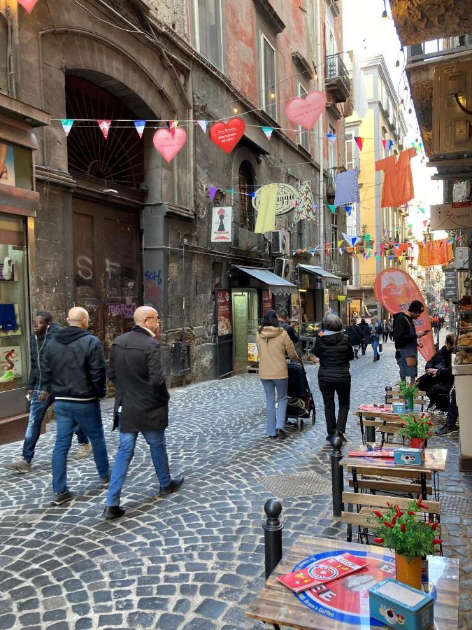 La Casa Blu Nel Cuore Storico Di Napoli Exteriör bild